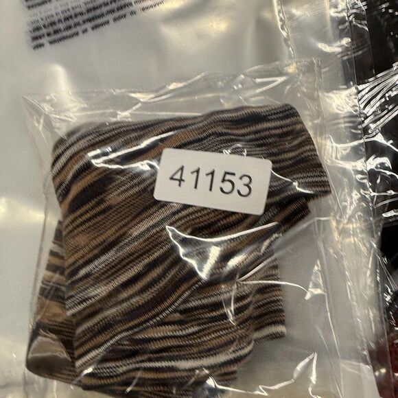 Worthington Tank Women PL Petite Gray Striped Sleeveless Wide Strap V-Neck Silk - Picture 6 of 6